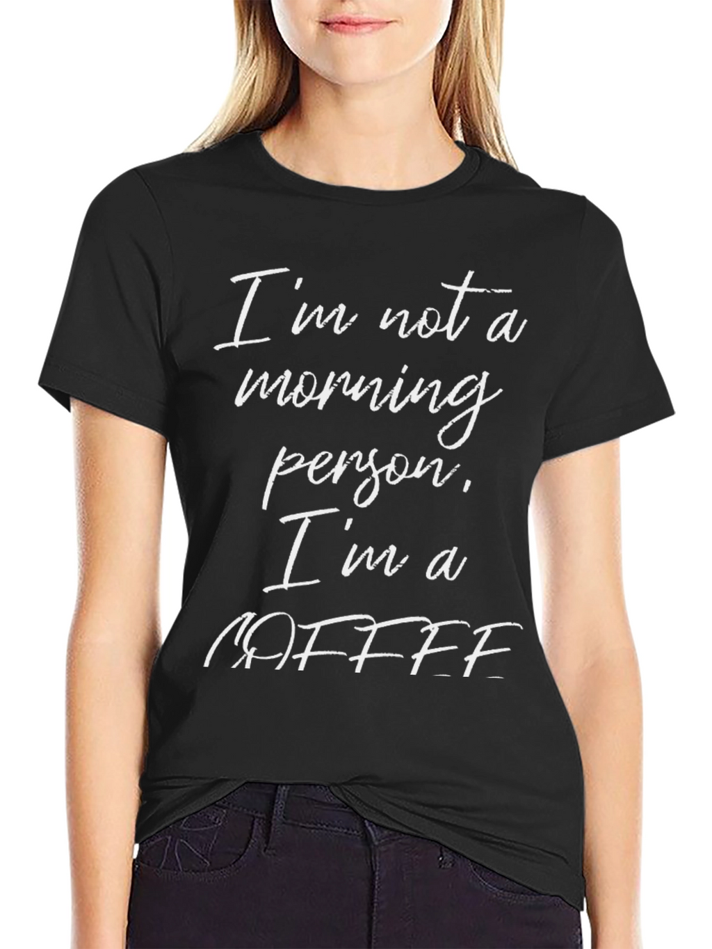 Funny Coffee T-Shirt - Not a Morning Person