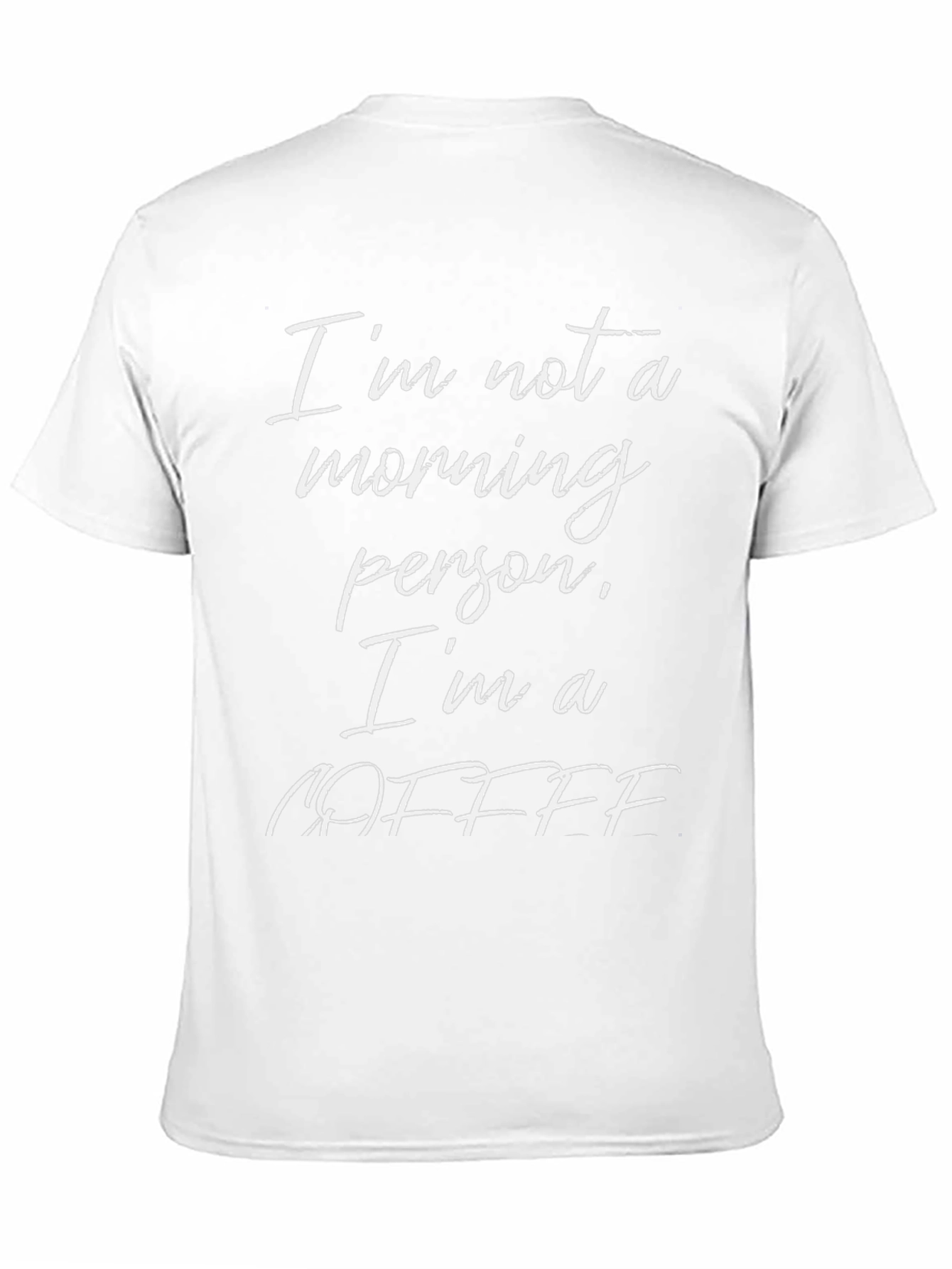 Funny Coffee T-Shirt - Not a Morning Person
