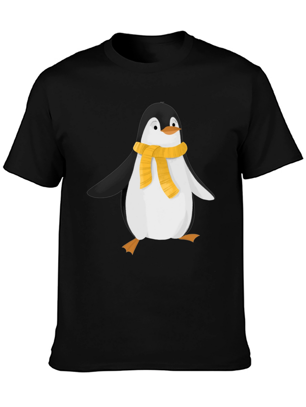 Penguin Scarf Graphic T-Shirt