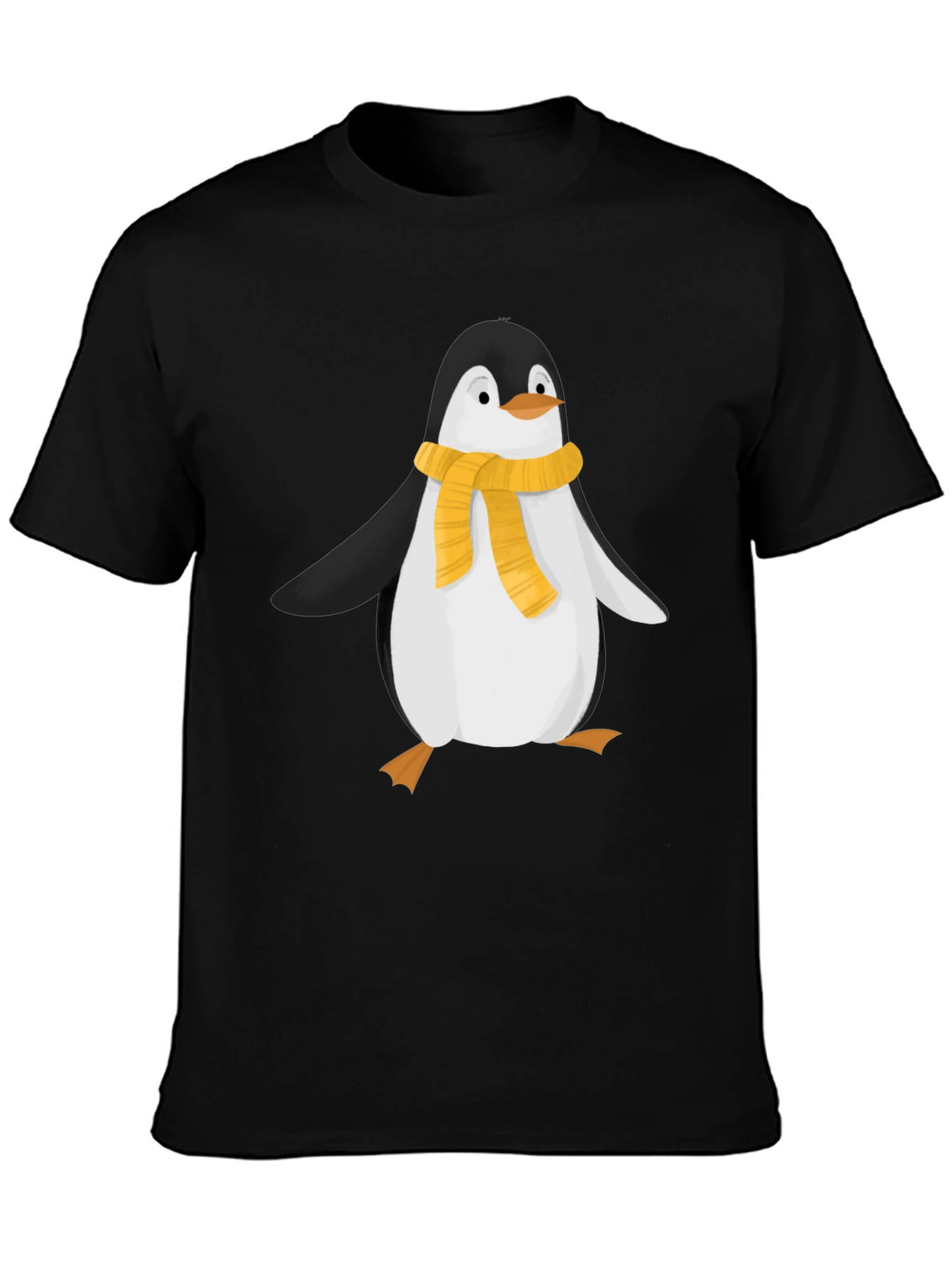 Penguin Scarf Graphic T-Shirt