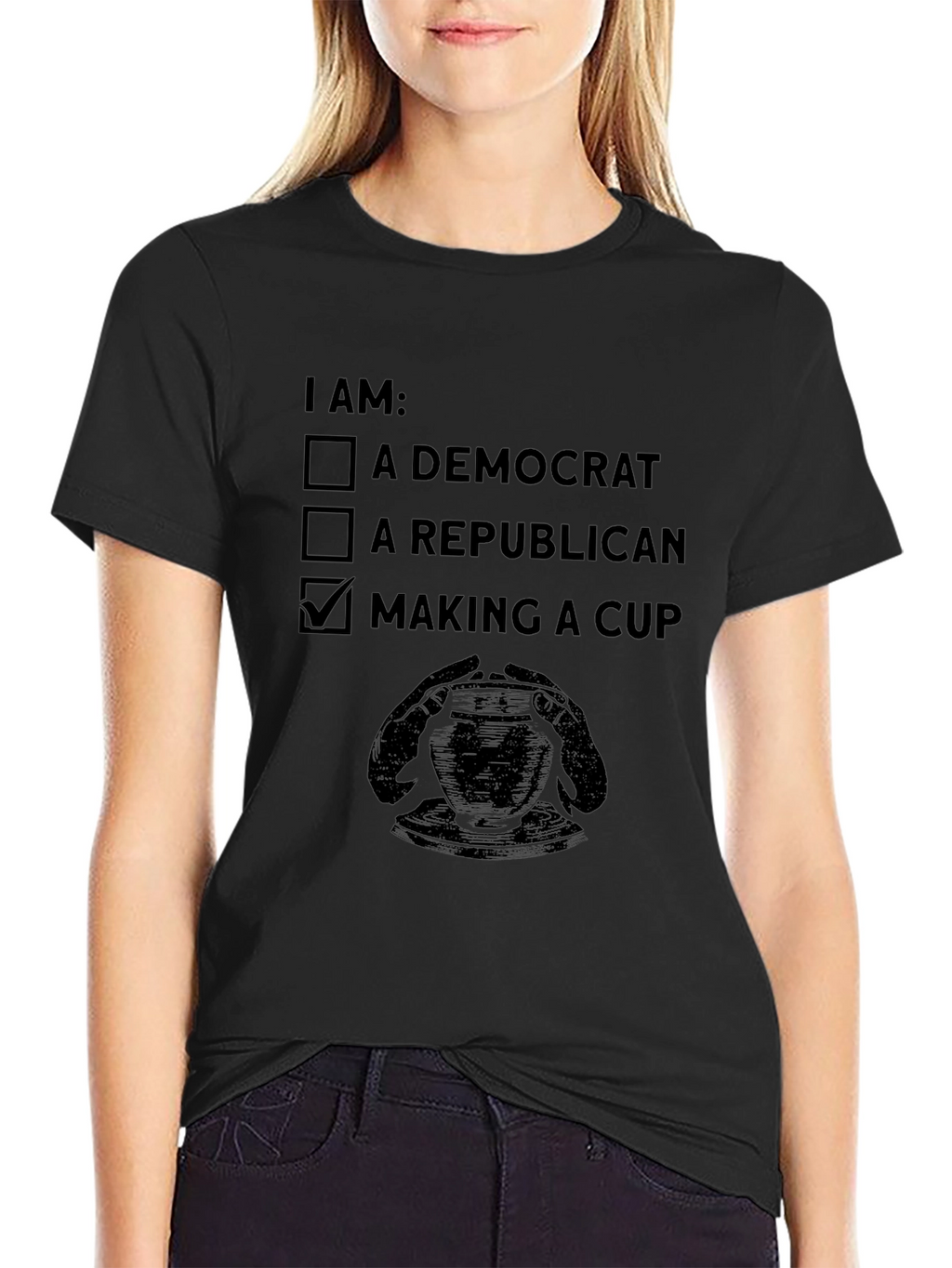 Making a Cup T-Shirt Pottery Ceramic Artist