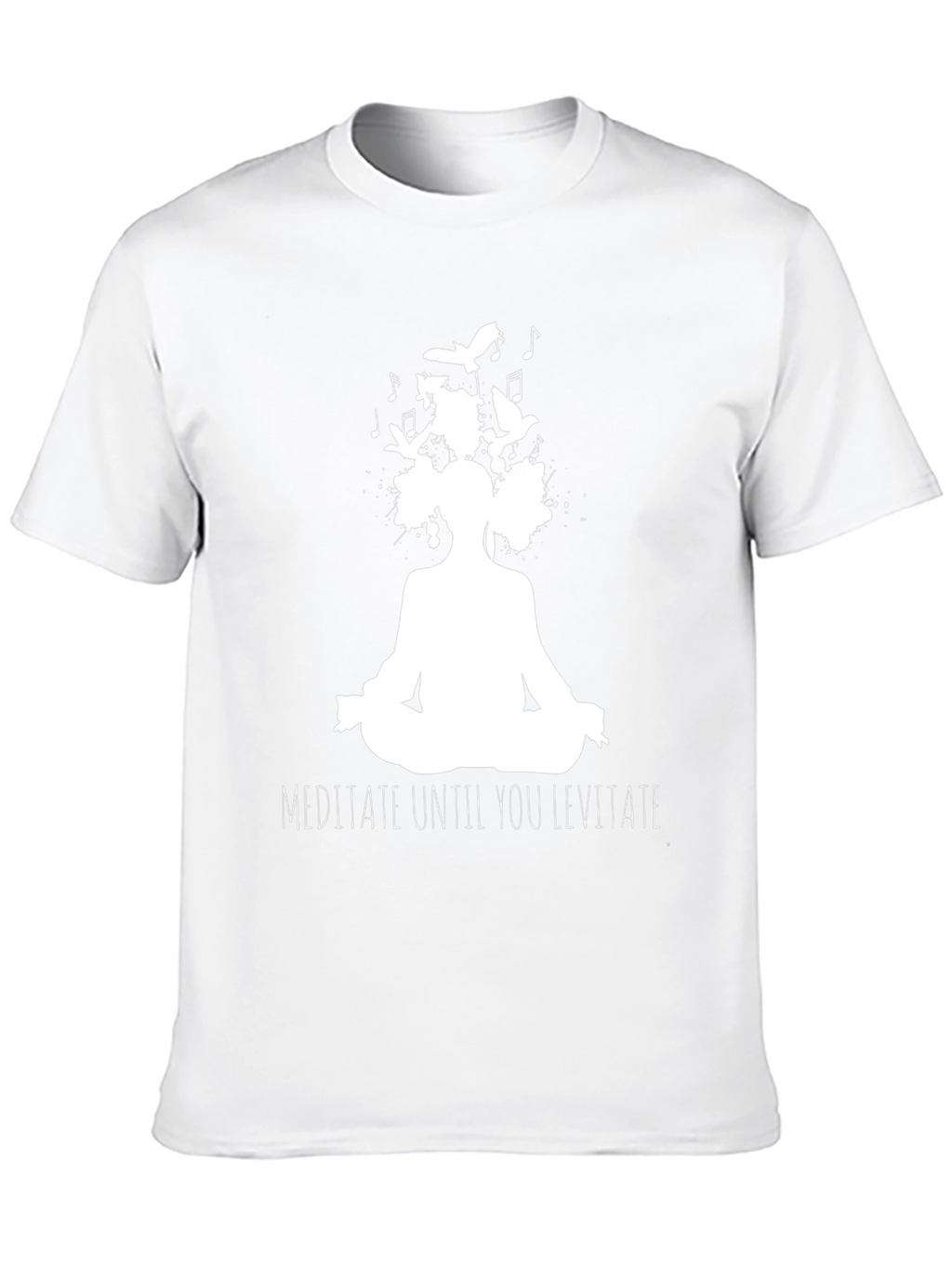 Meditate Until You Levitate Black T-Shirt