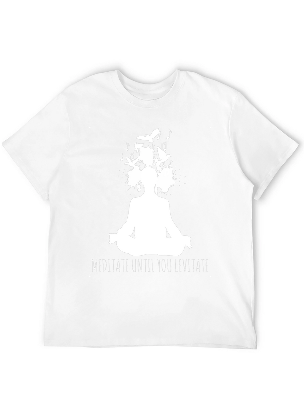 Meditate Until You Levitate Black T-Shirt