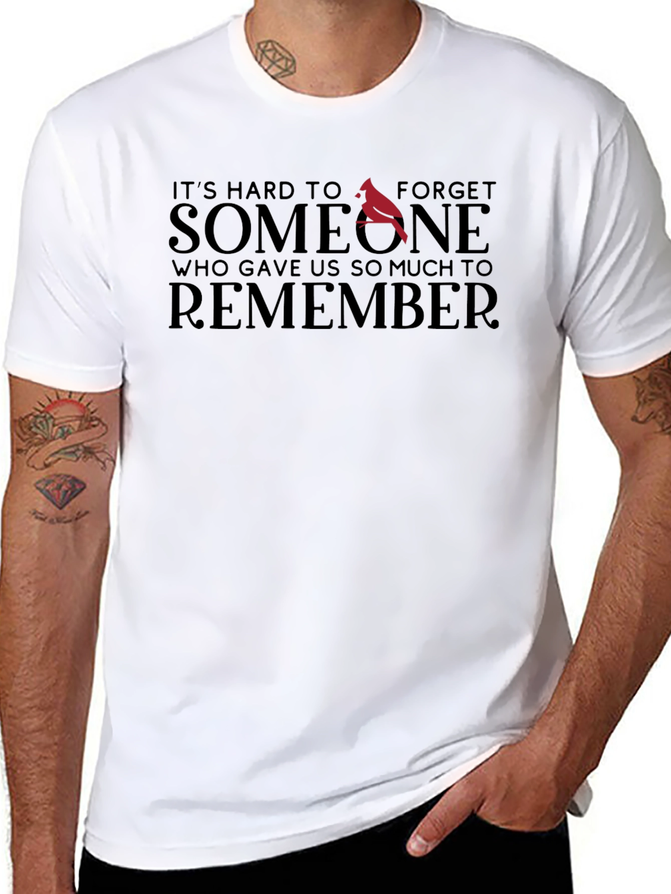 Memorial T-Shirt - Hard to Forget Someone