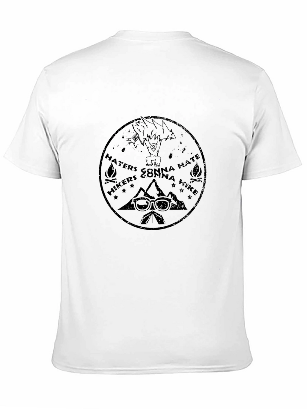 Hikers Gonna Hike Black Graphic Tee