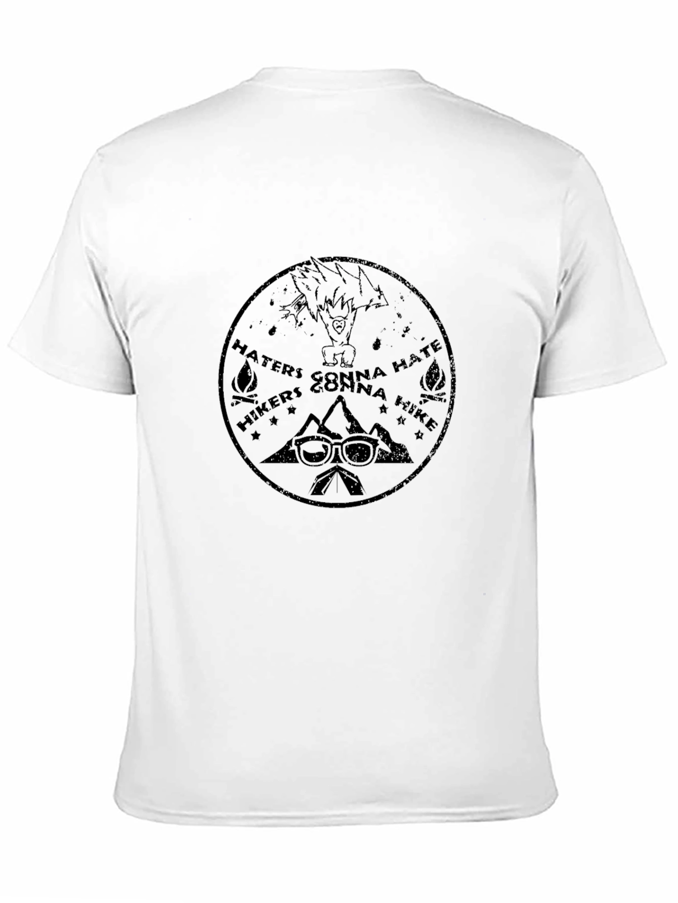 Hikers Gonna Hike Black Graphic Tee