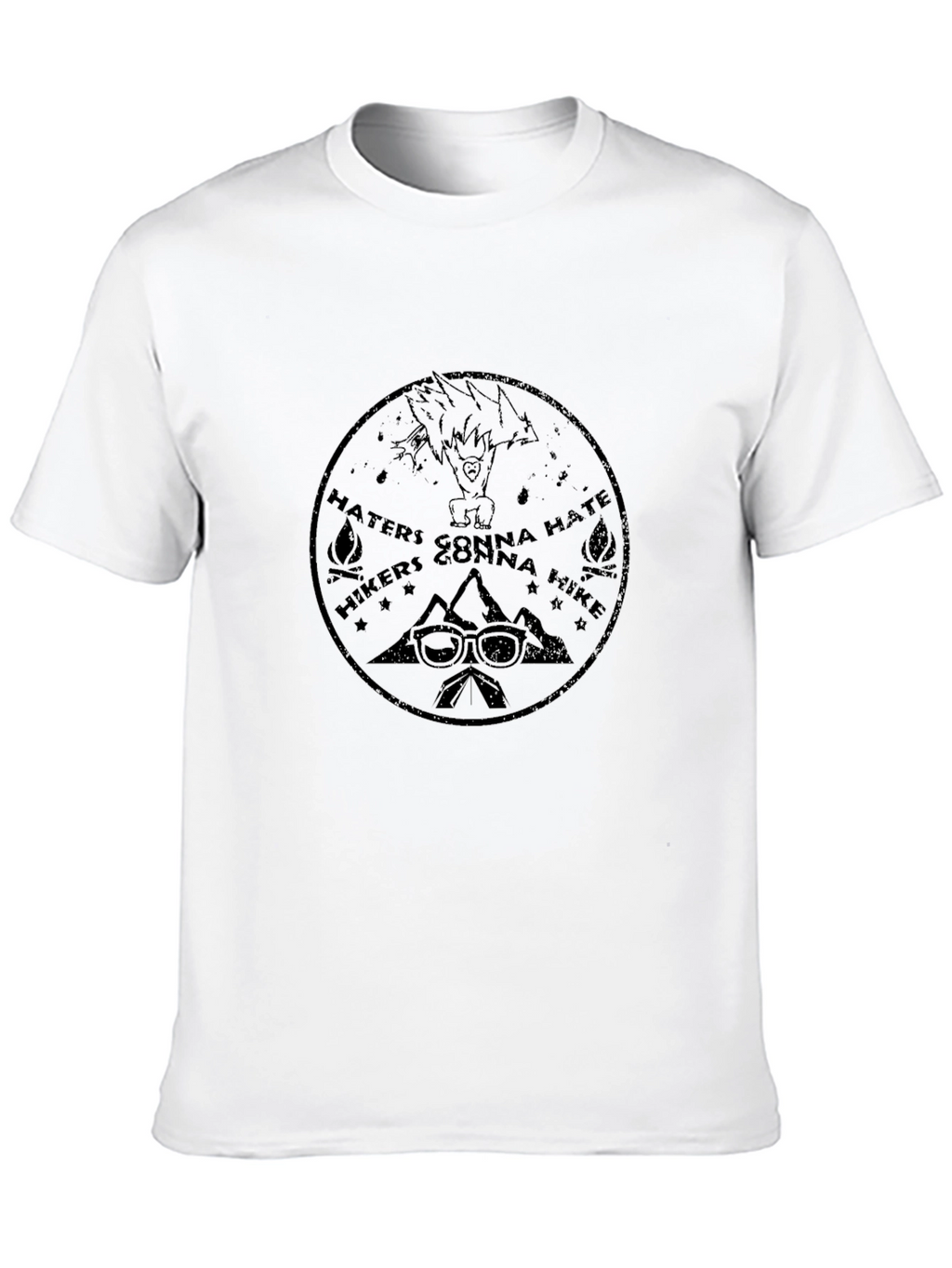 Hikers Gonna Hike Black Graphic Tee