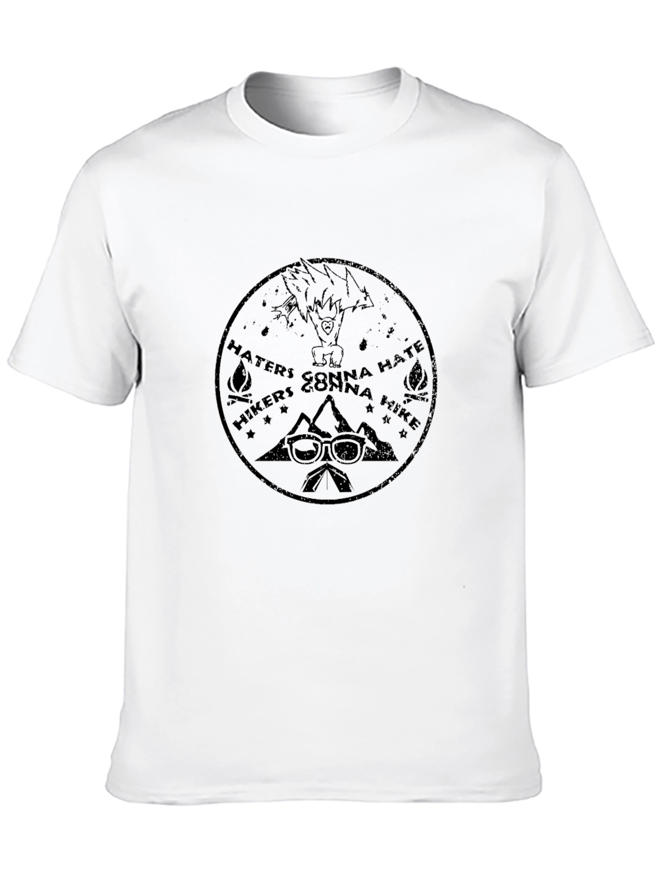 Hikers Gonna Hike Black Graphic Tee