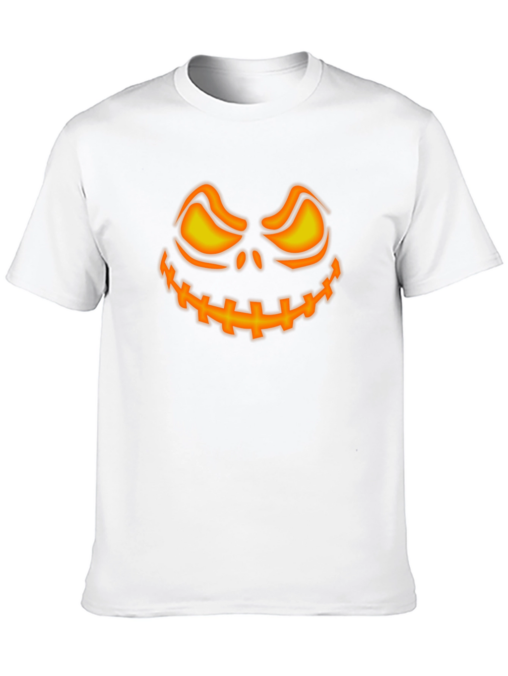 Spooky Pumpkin Face Halloween T-Shirt
