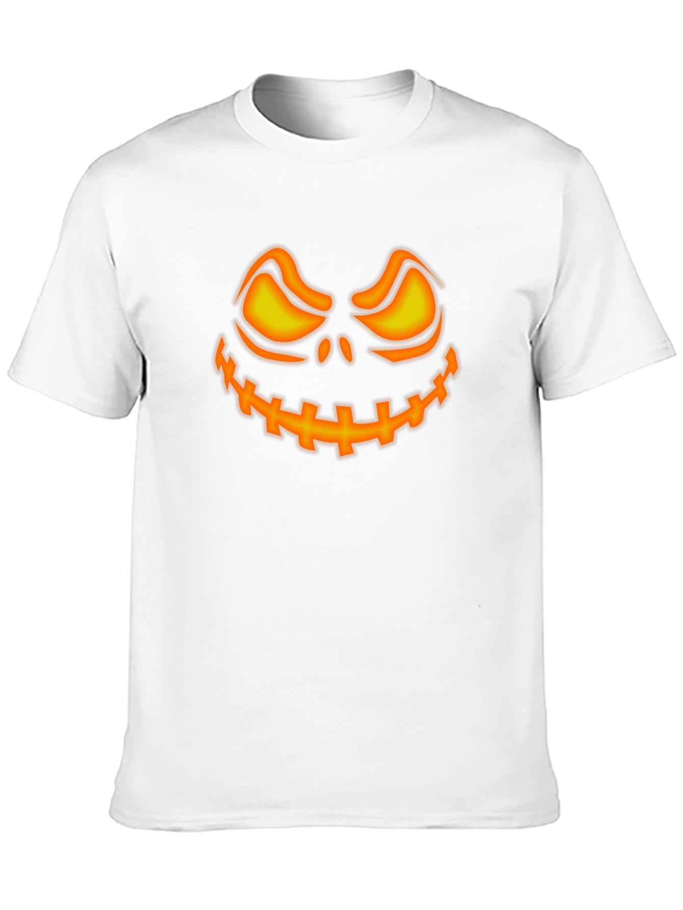 Spooky Pumpkin Face Halloween T-Shirt