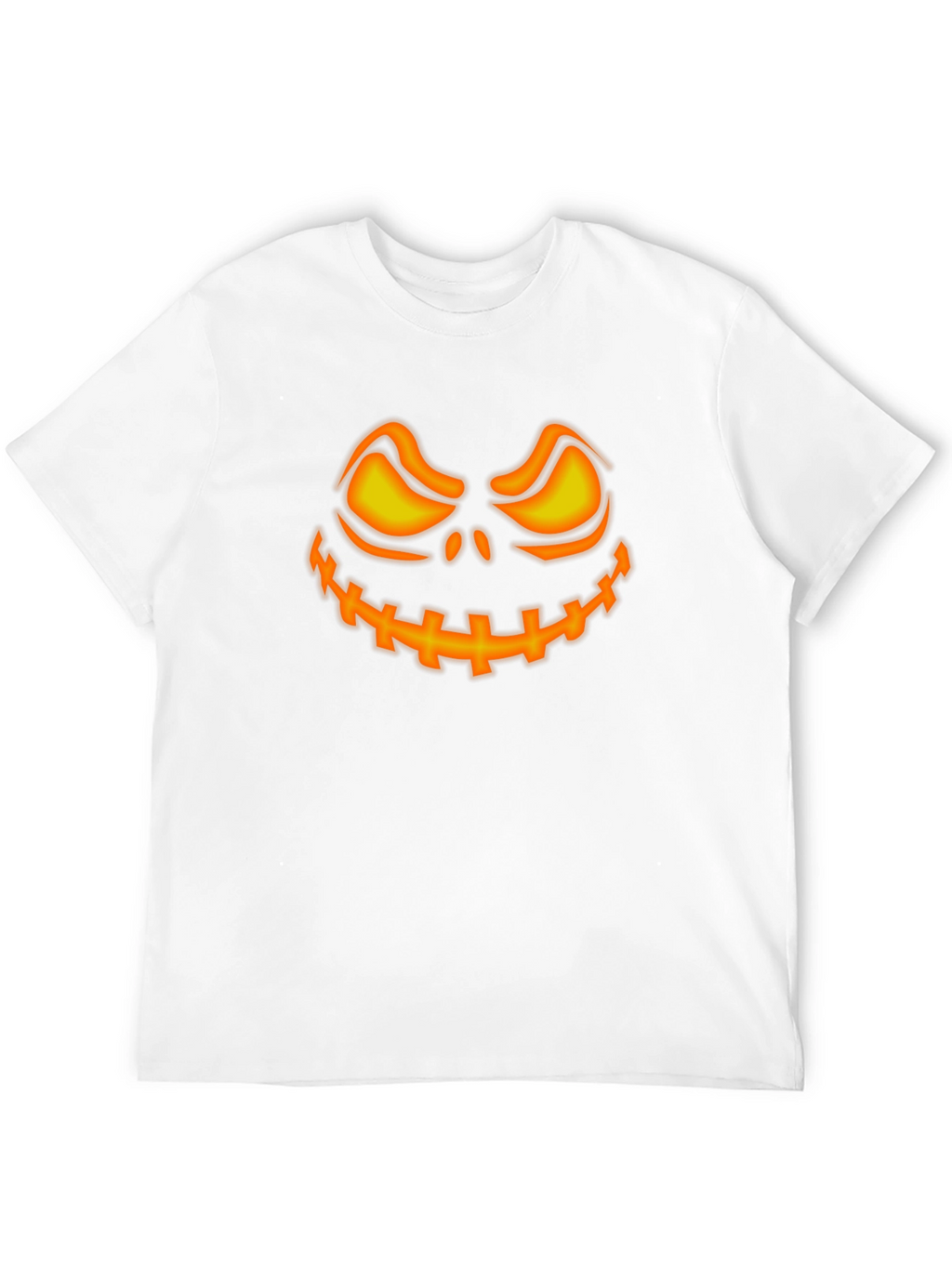 Spooky Pumpkin Face Halloween T-Shirt