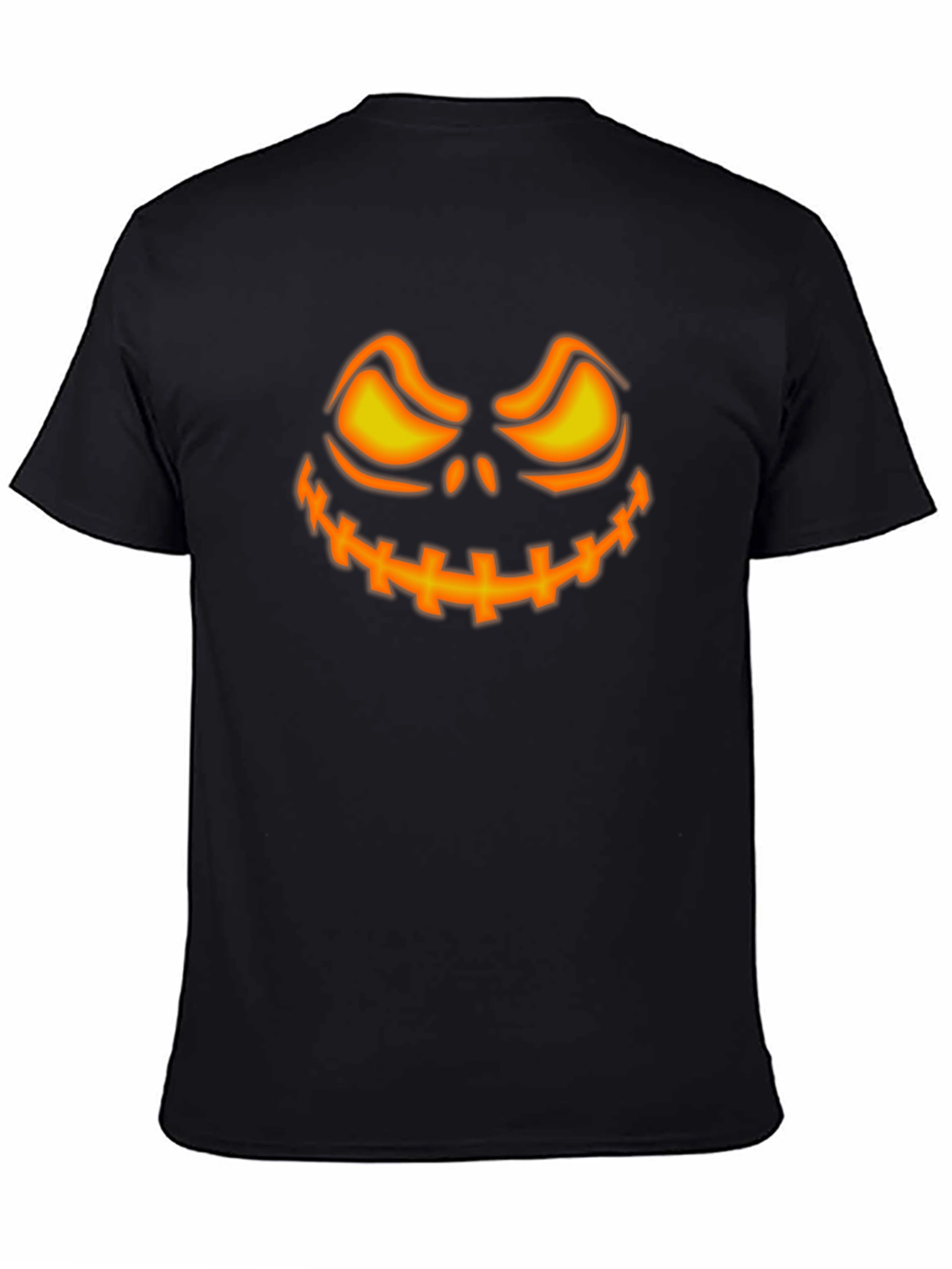 Spooky Pumpkin Face Halloween T-Shirt