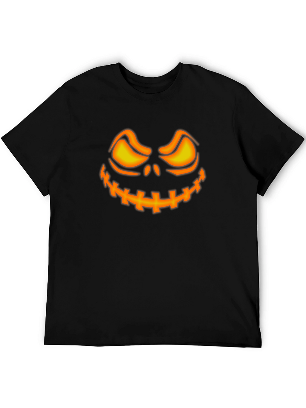 Spooky Pumpkin Face Halloween T-Shirt