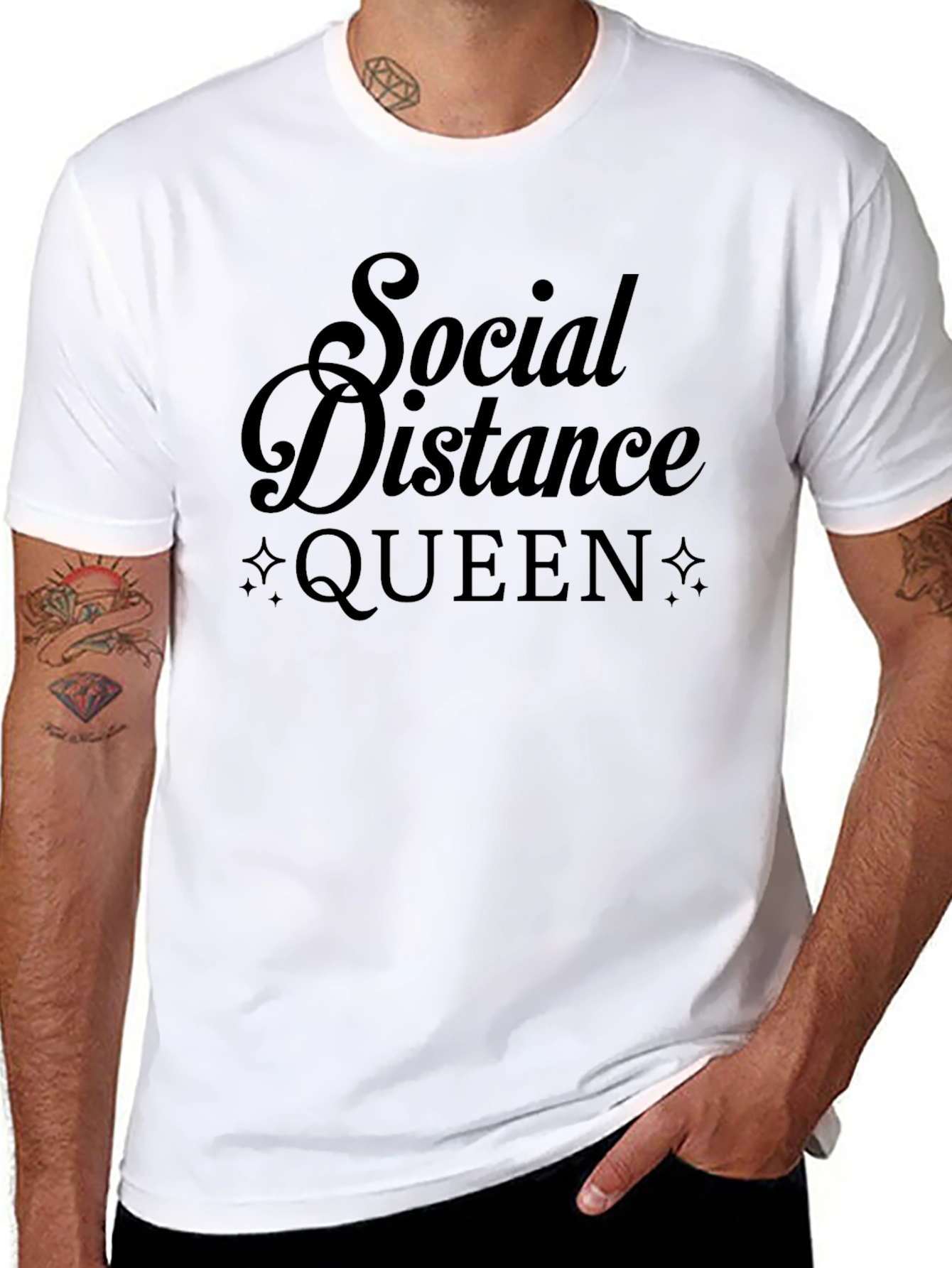 Social Distance Queen - Graphic Tee