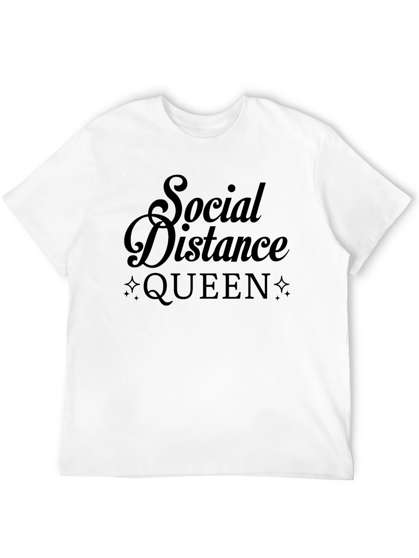 Social Distance Queen - Graphic Tee