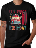 Its My 60th Birthday Fire Truck T-Shirt
