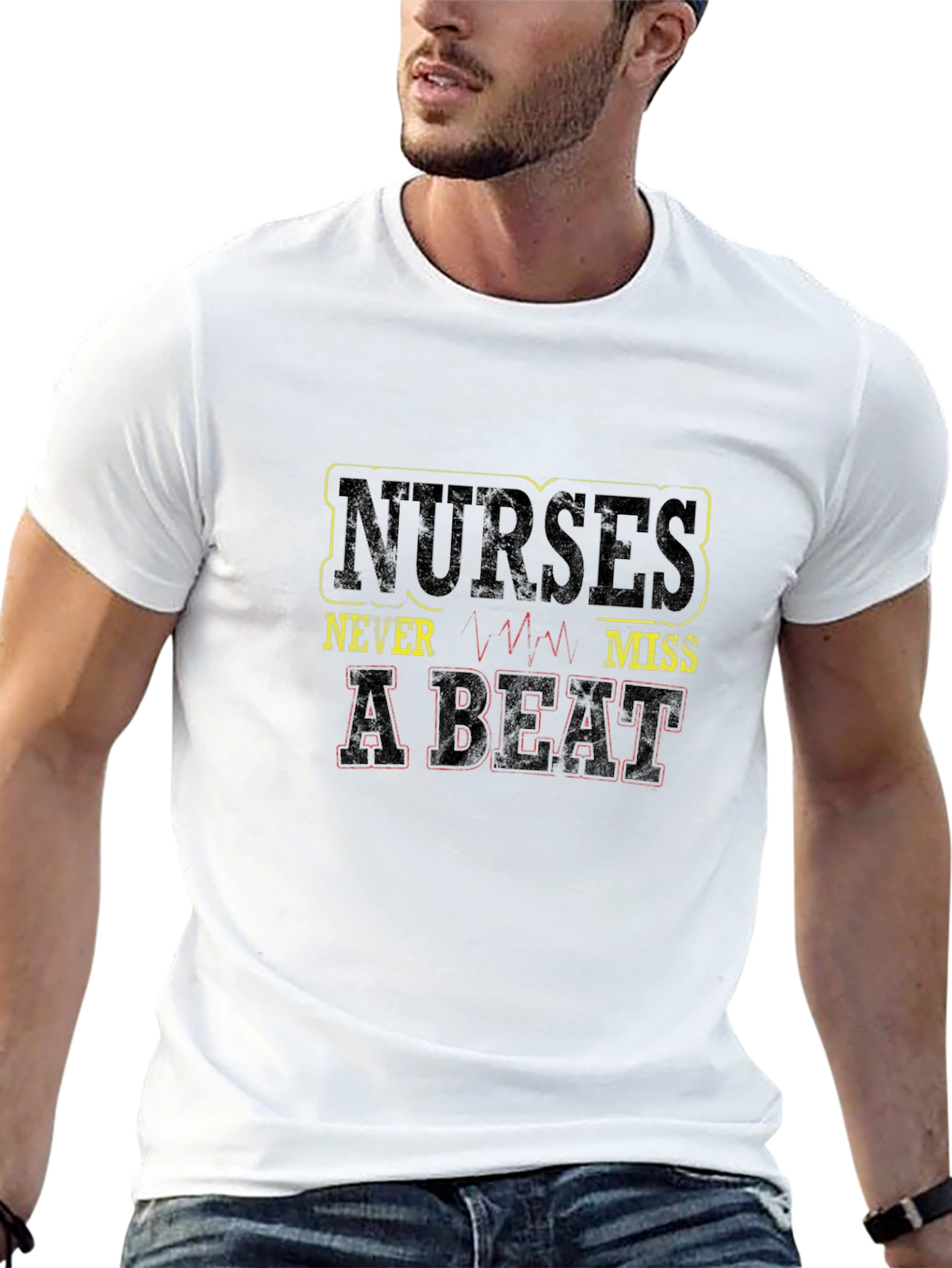 Nurses Never Miss a Beat Graphic Tee