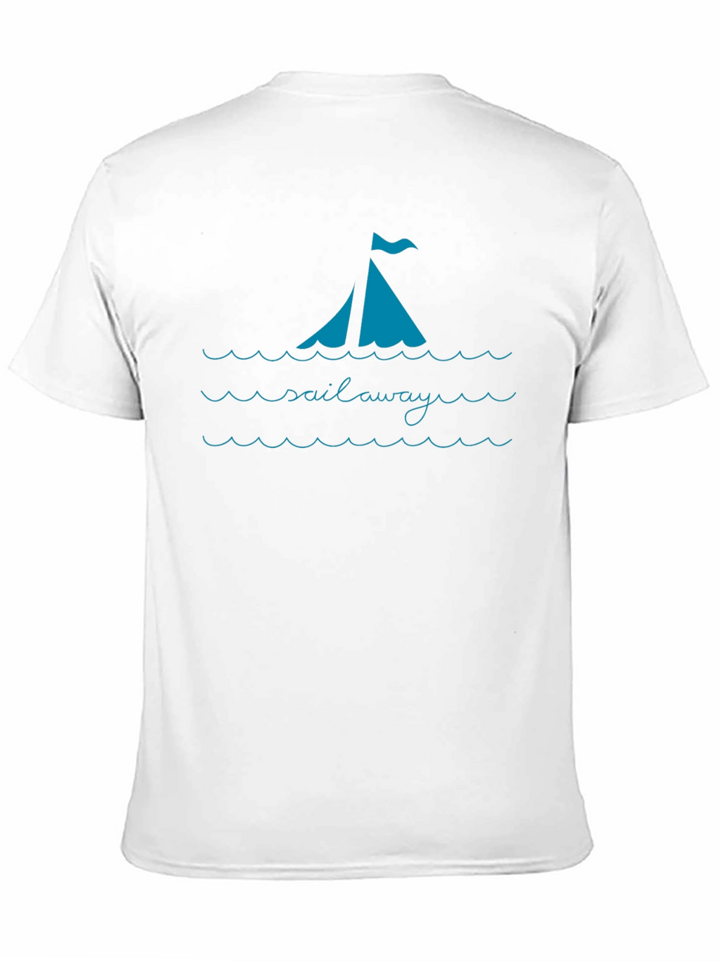 Sail Away Graphic Tee - Casual Black T-Shirt