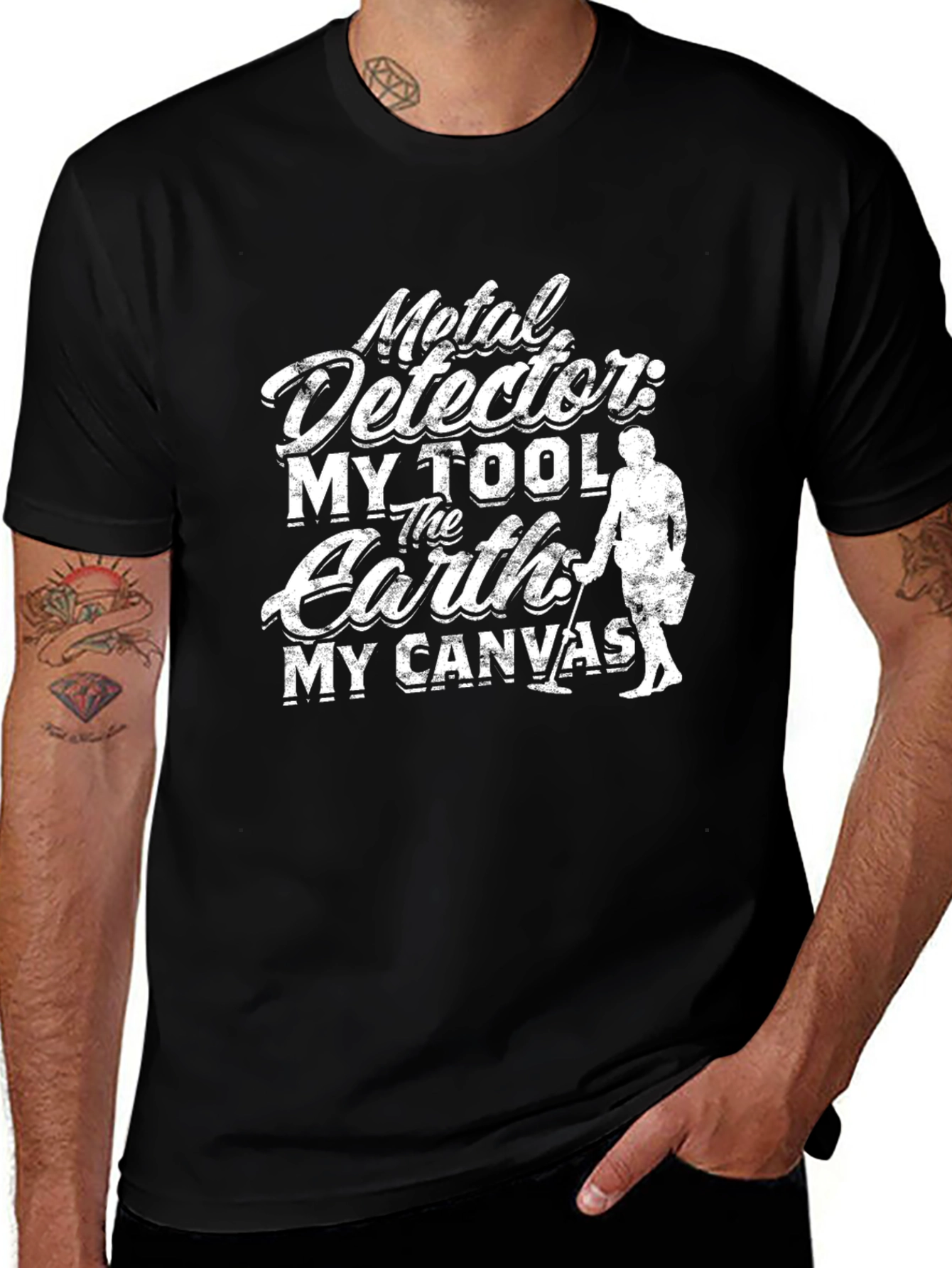 Metal Detector T-Shirt - Earth My Canvas