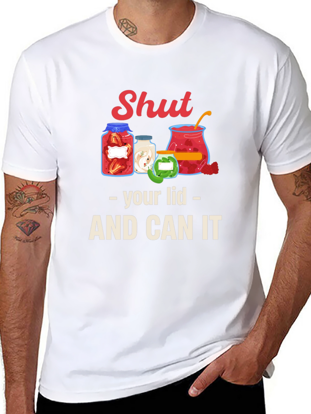 Shut Your Lid and Can It Graphic Tee