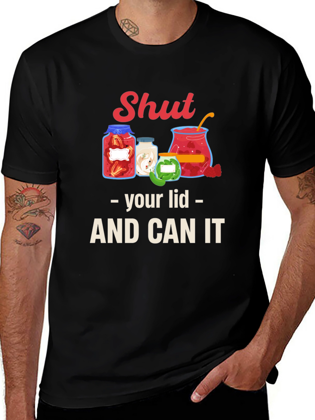 Shut Your Lid and Can It Graphic Tee