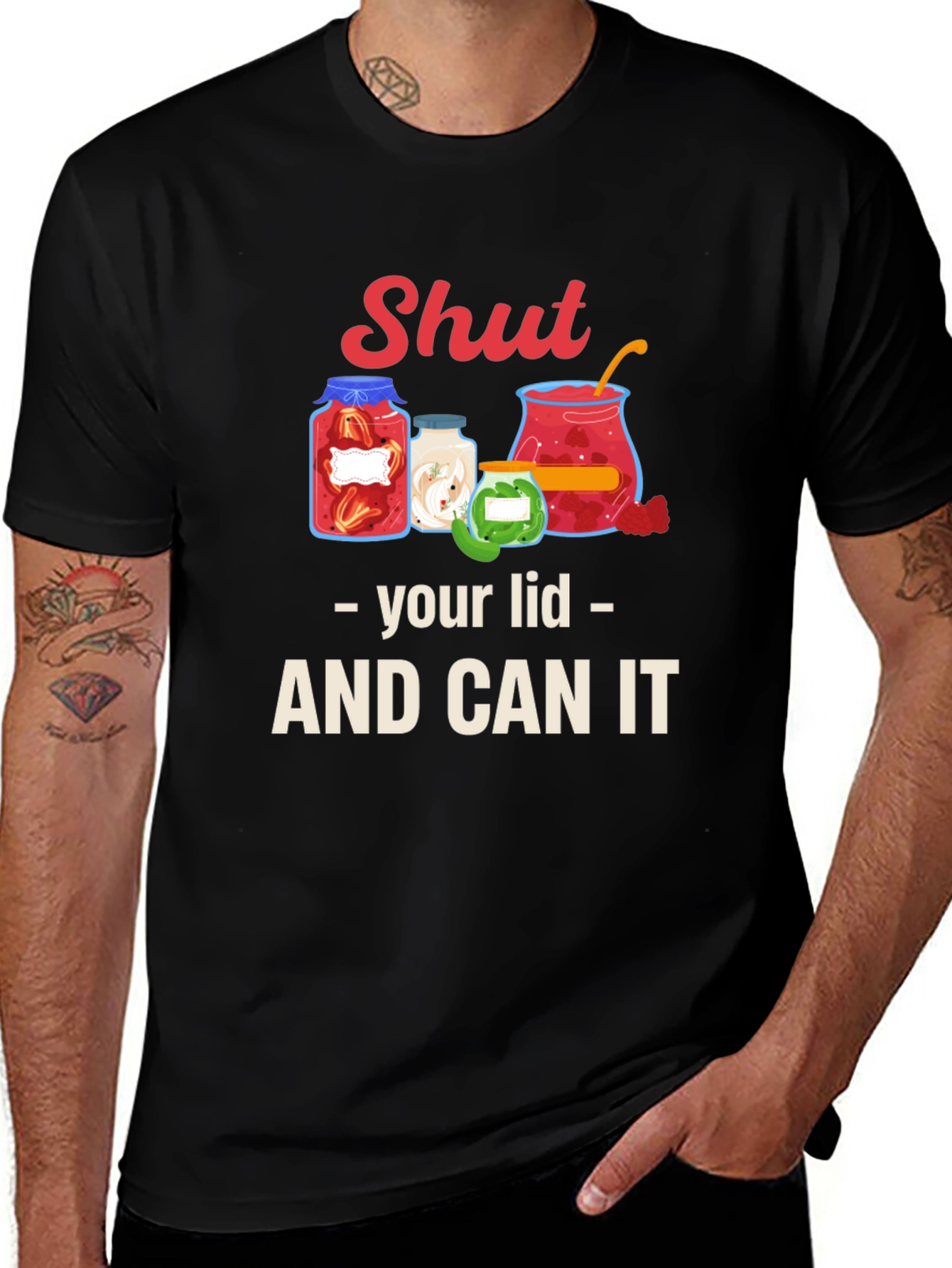 Shut Your Lid and Can It Graphic Tee