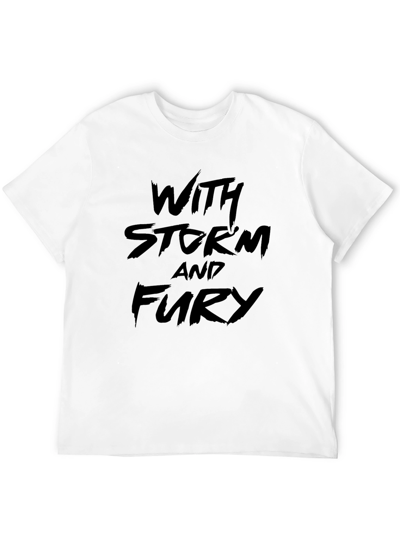 With Storm and Fury Black T-Shirt