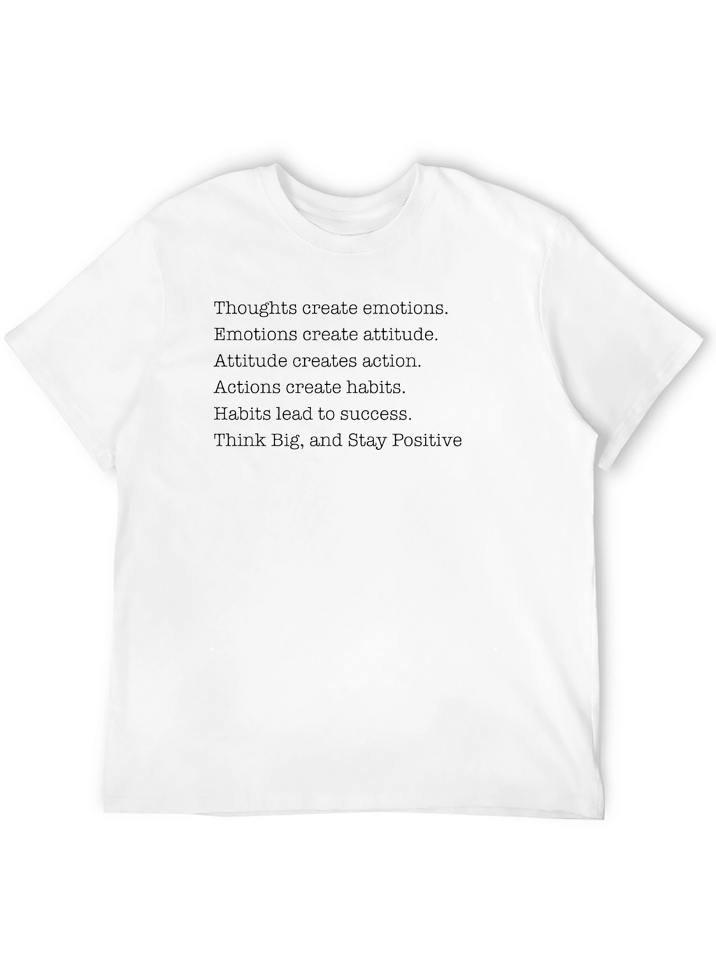 Inspirational T-Shirt - Thoughts Create Emotions