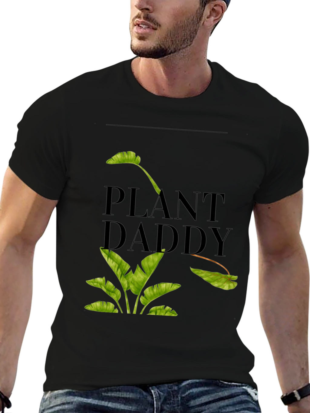Plant Daddy Graphic T-Shirt - Black