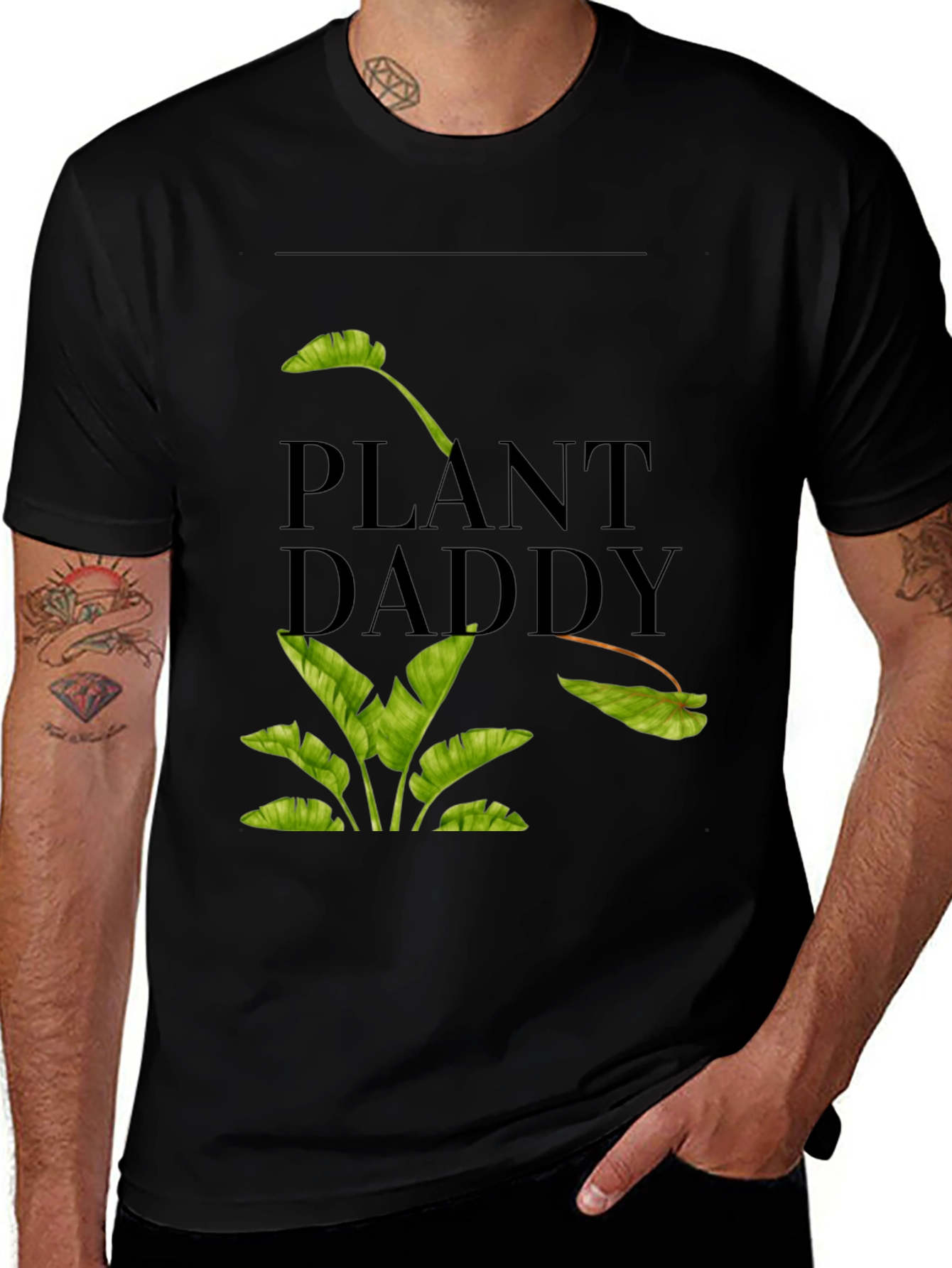 Plant Daddy Graphic T-Shirt - Black