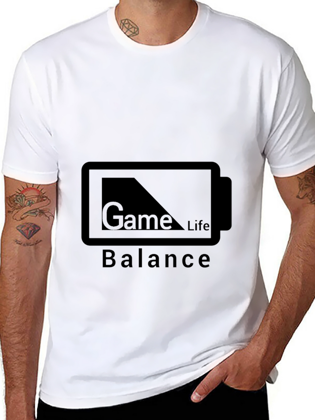 Game Life Balance T-Shirt - Gamer Style