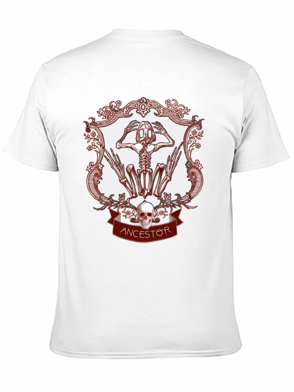 Ancestor Frog Skeleton Graphic Tee
