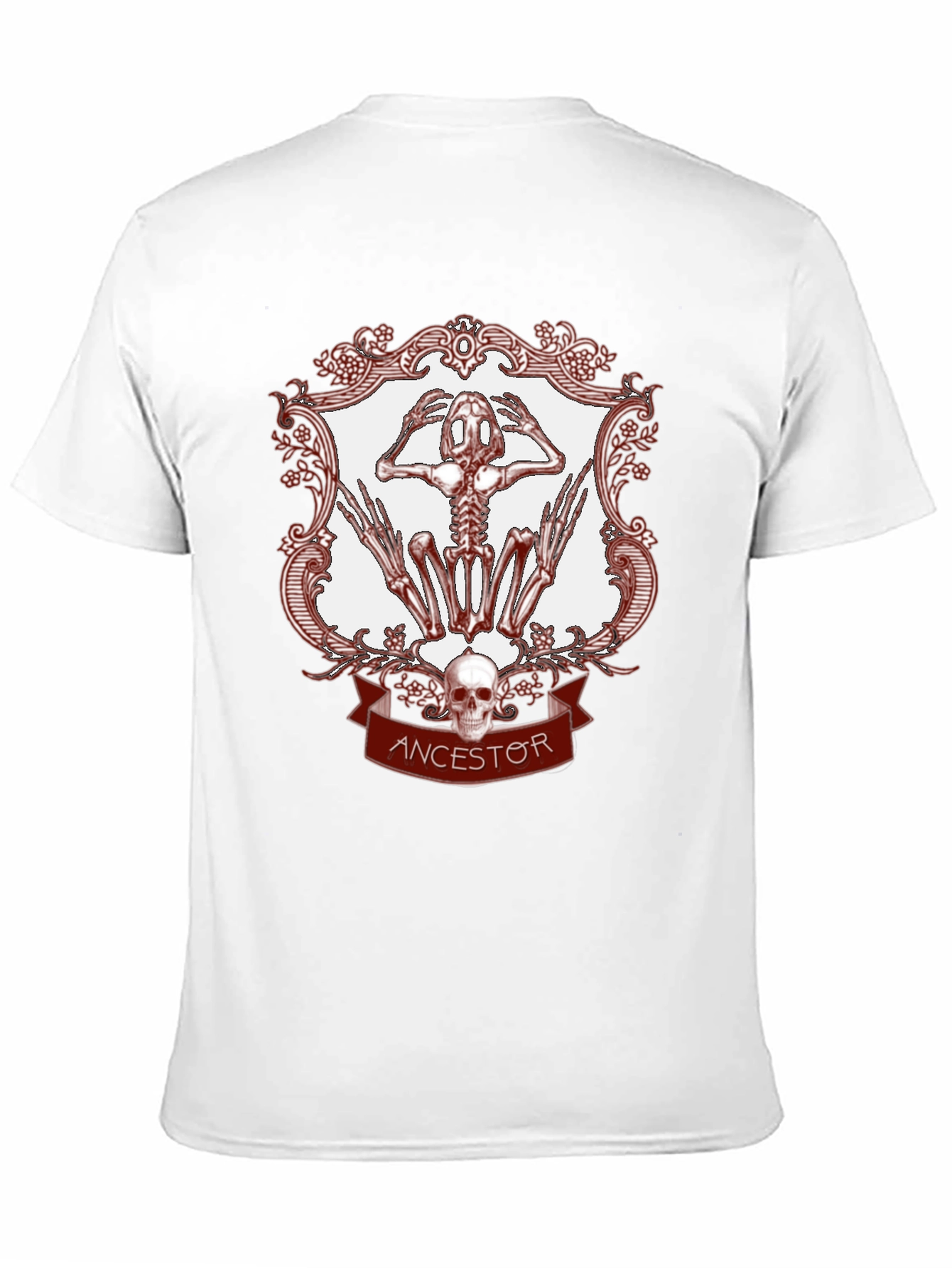 Ancestor Frog Skeleton Graphic Tee
