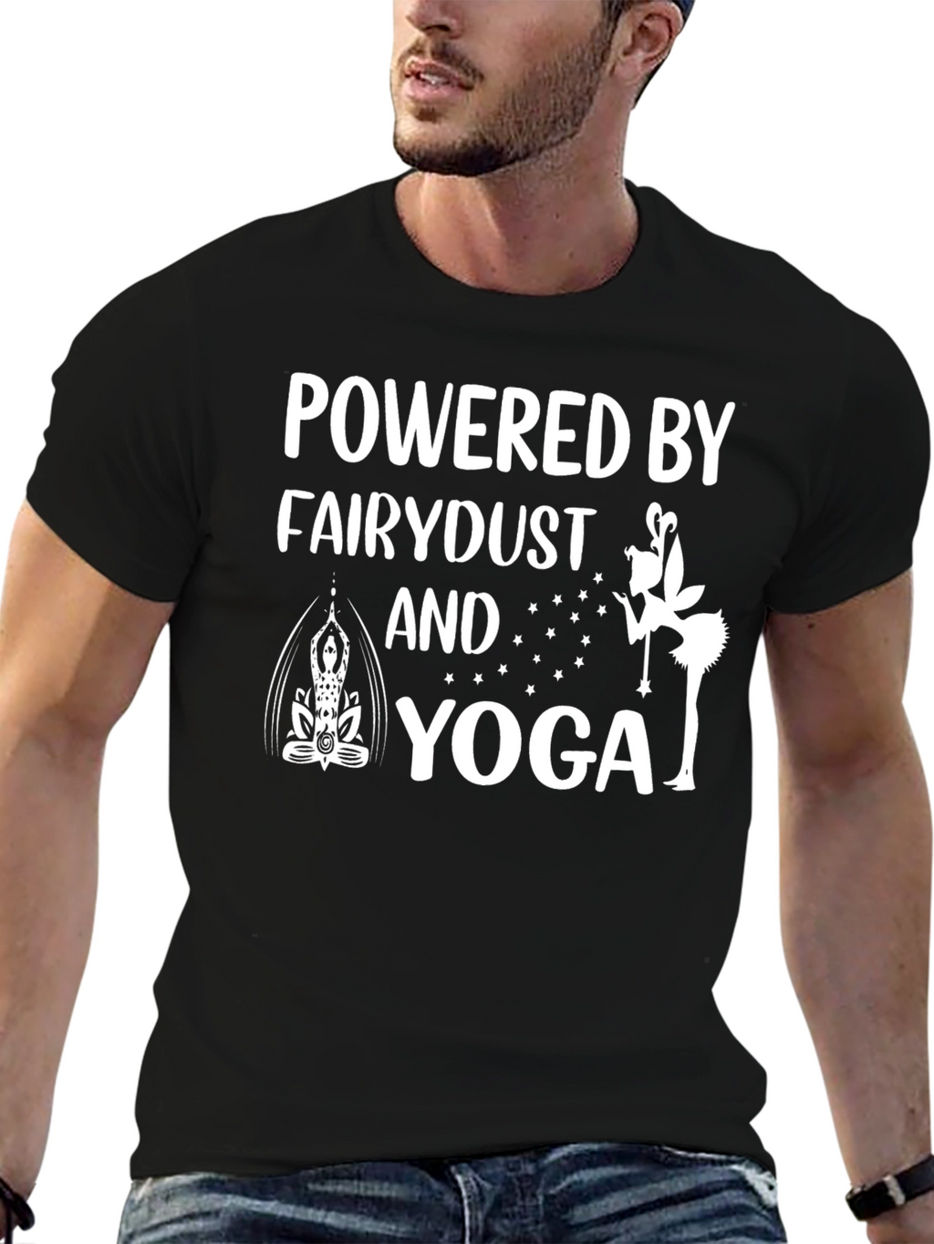 Powered by Fairydust and Yoga T-Shirt