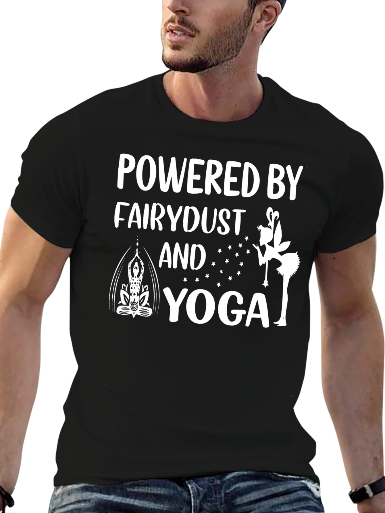 Powered by Fairydust and Yoga T-Shirt