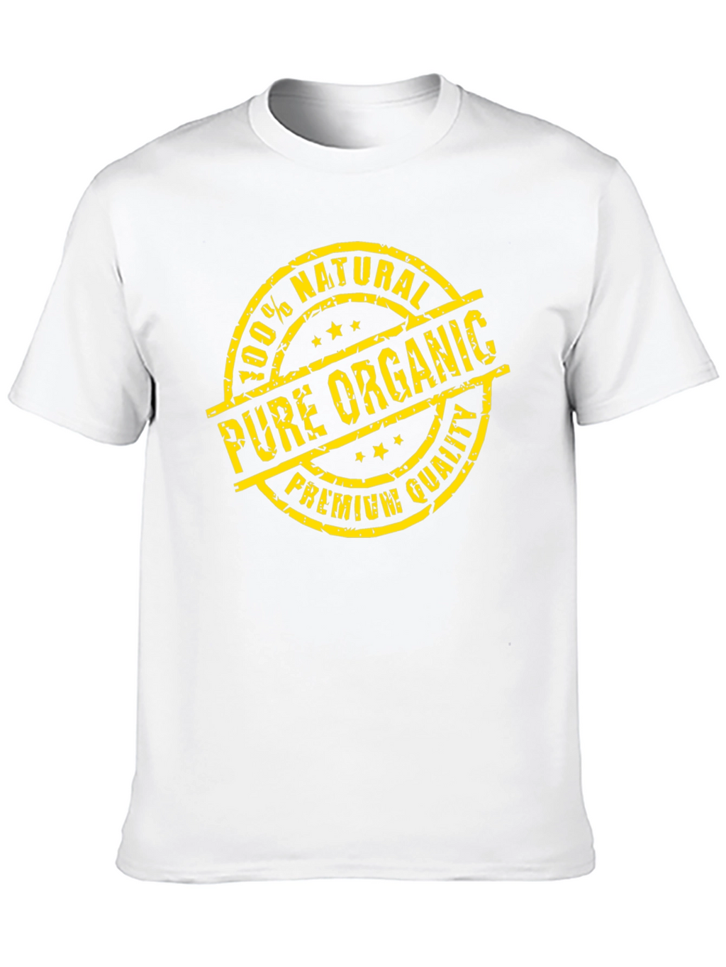 100% Natural Pure Organic Premium Quality Black T-Shirt