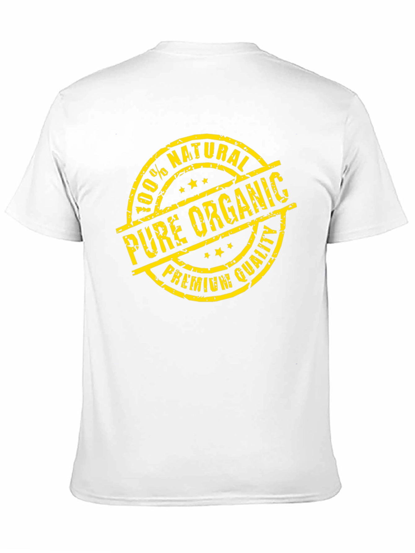 100% Natural Pure Organic Premium Quality Black T-Shirt