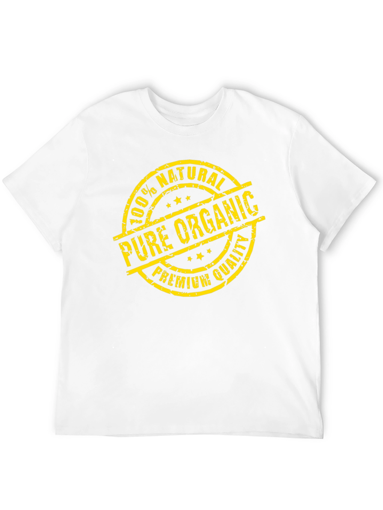 100% Natural Pure Organic Premium Quality Black T-Shirt