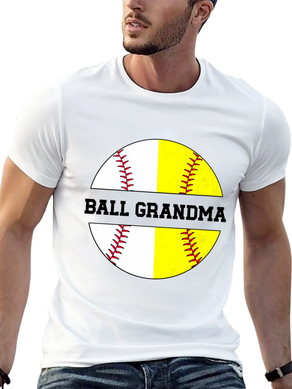 Ball Grandma Softball T-Shirt