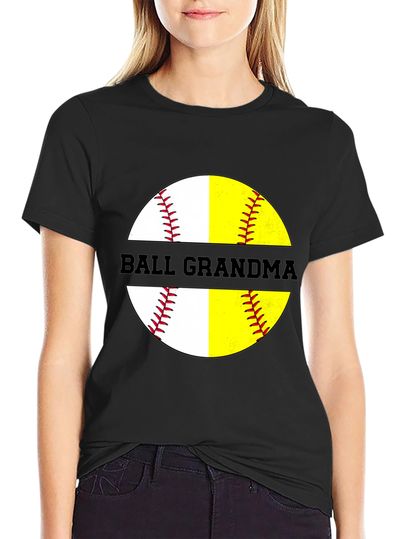 Ball Grandma Softball T-Shirt