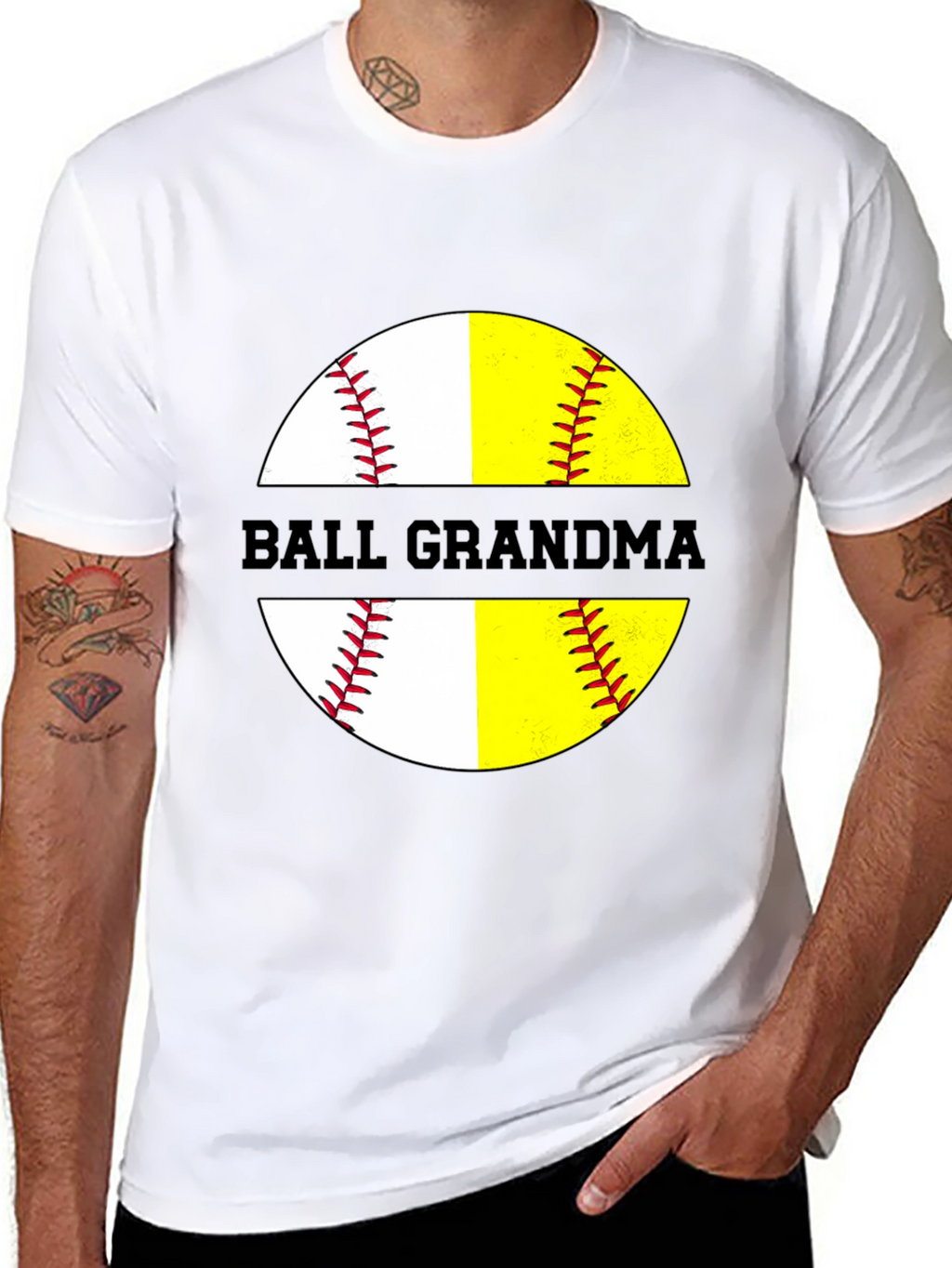 Ball Grandma Softball T-Shirt