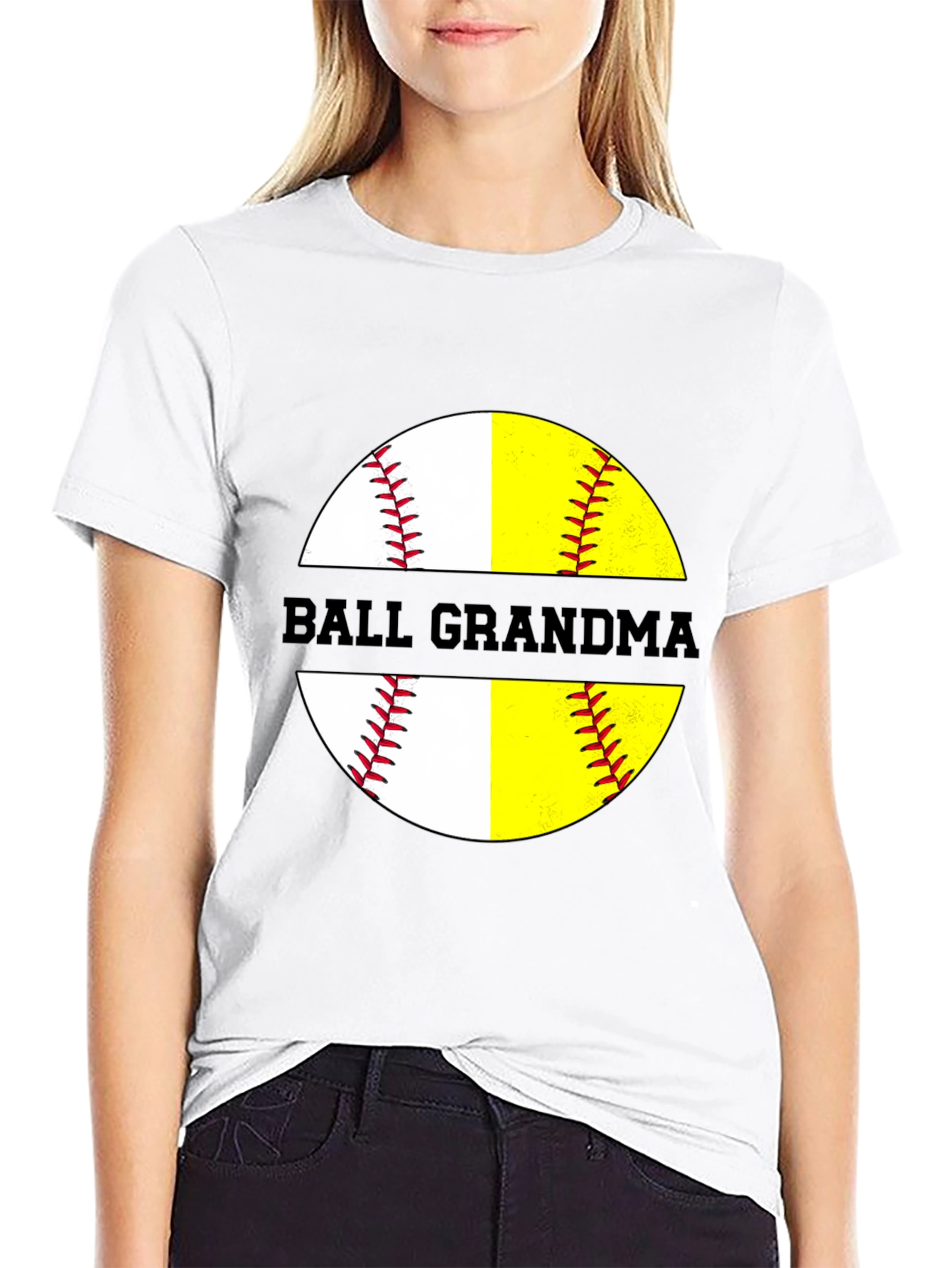 Ball Grandma Softball T-Shirt
