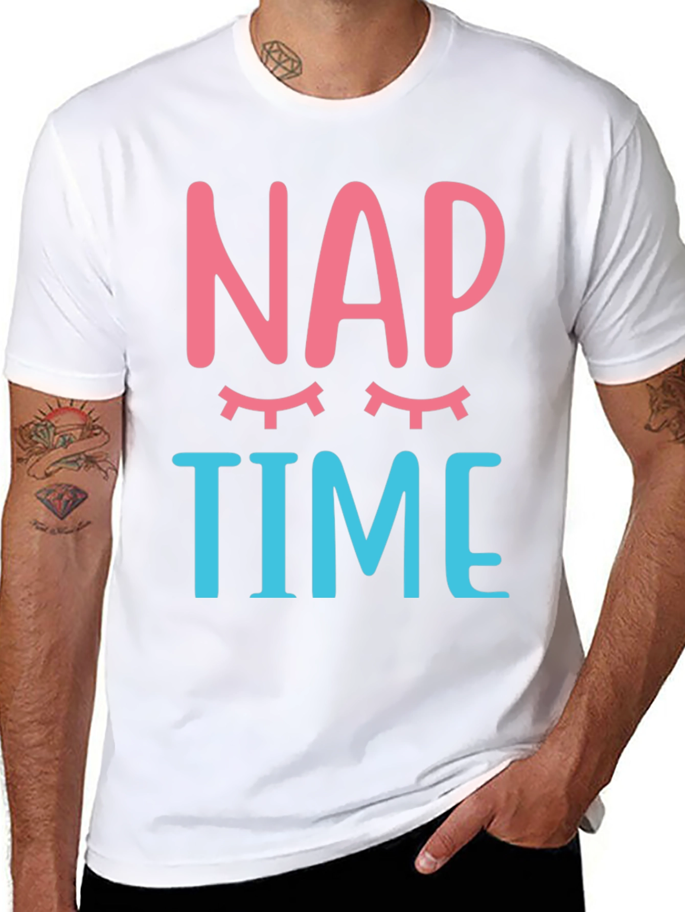 Nap Time Graphic Tee - Sleepy Eyes T-Shirt