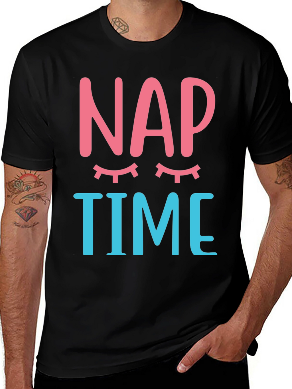 Nap Time Graphic Tee - Sleepy Eyes T-Shirt