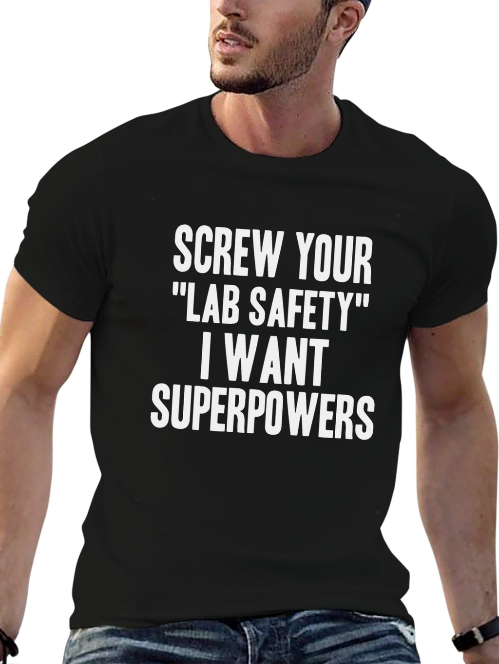 Lab Safety Superpowers Funny T-Shirt