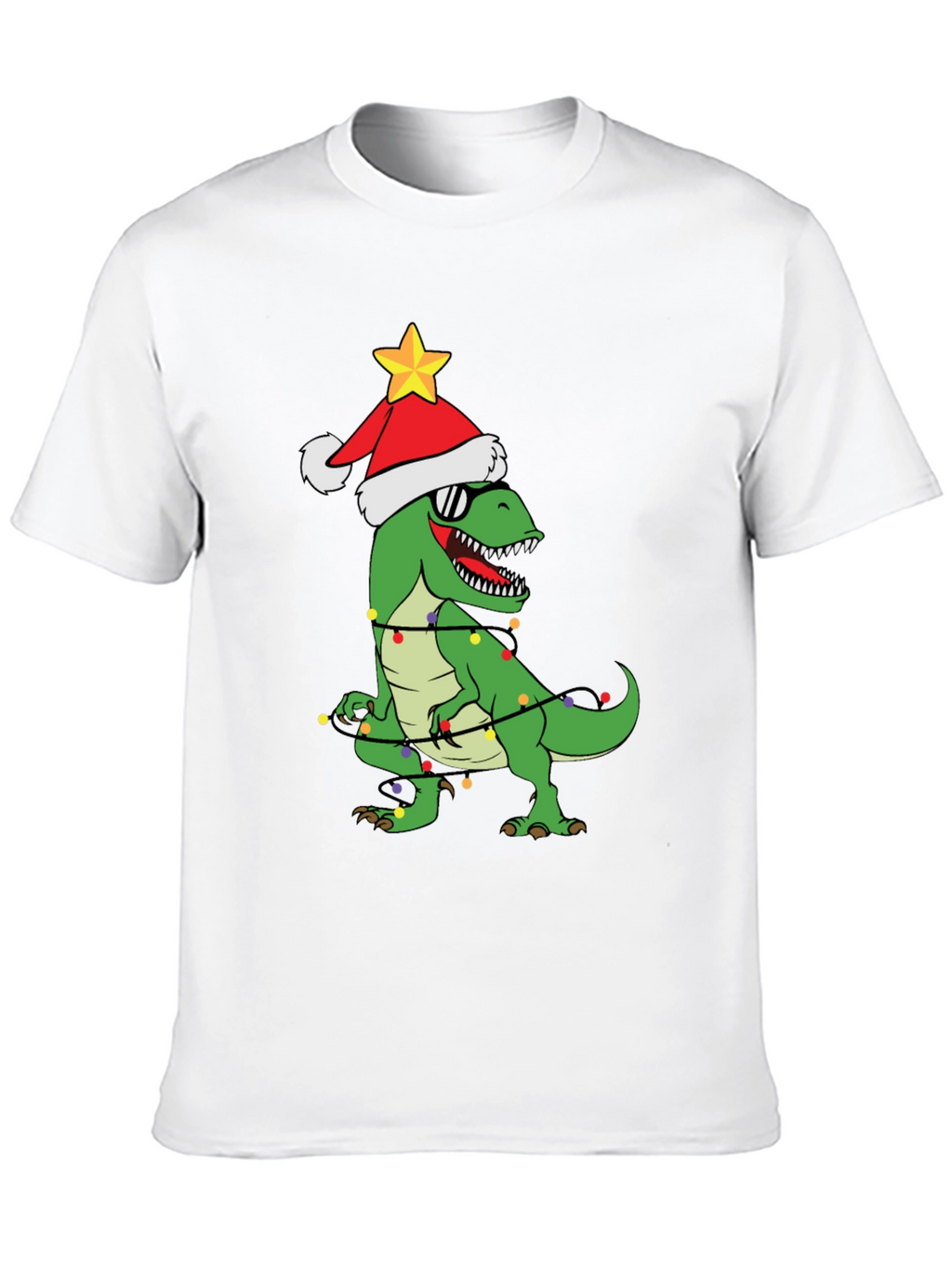 Christmas Dinosaur T-Shirt