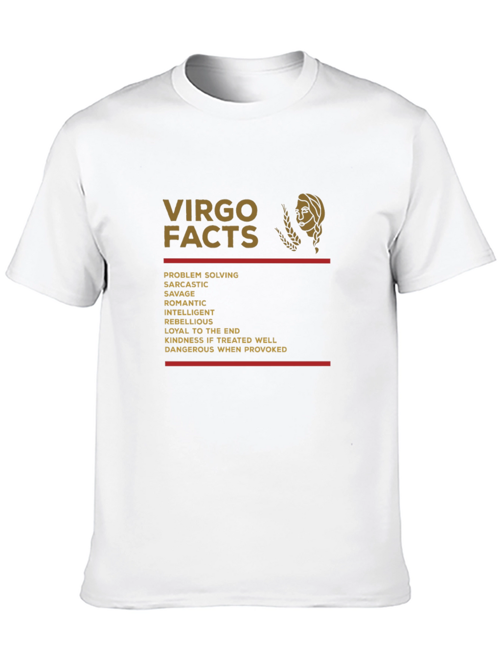 Virgo Facts Zodiac T-Shirt - Astrology Gift