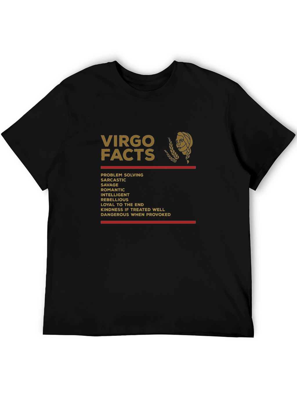 Virgo Facts Zodiac T-Shirt - Astrology Gift