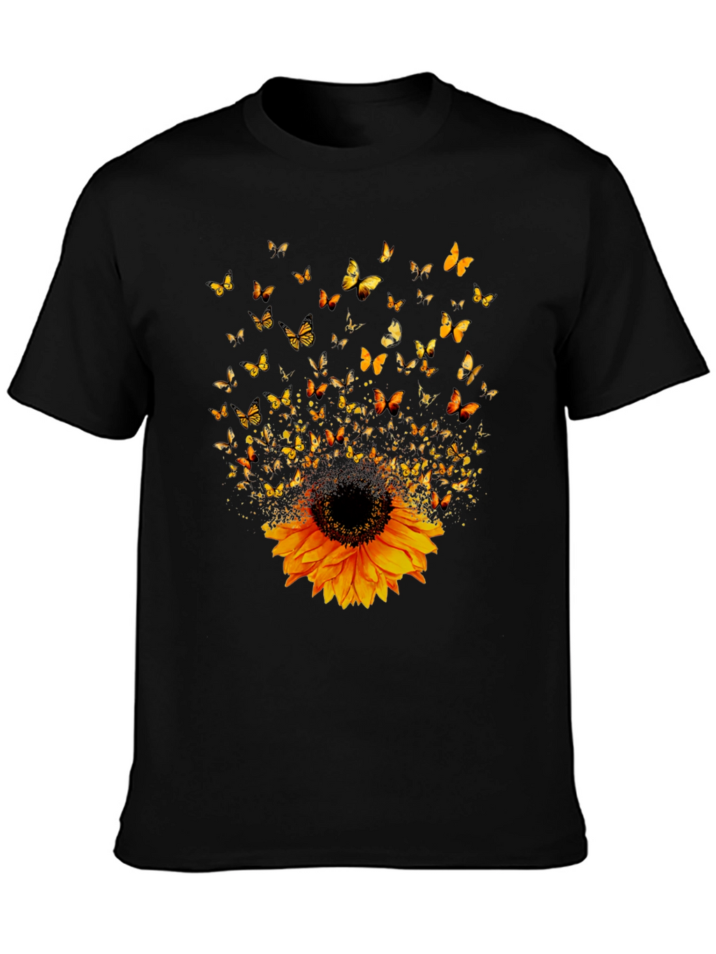 Sunflower & Butterfly Graphic Tee