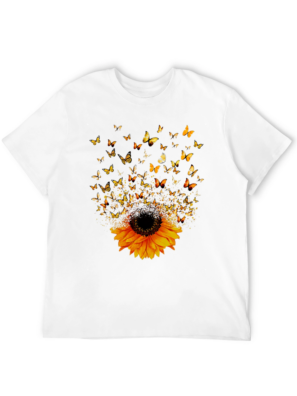 Sunflower & Butterfly Graphic Tee